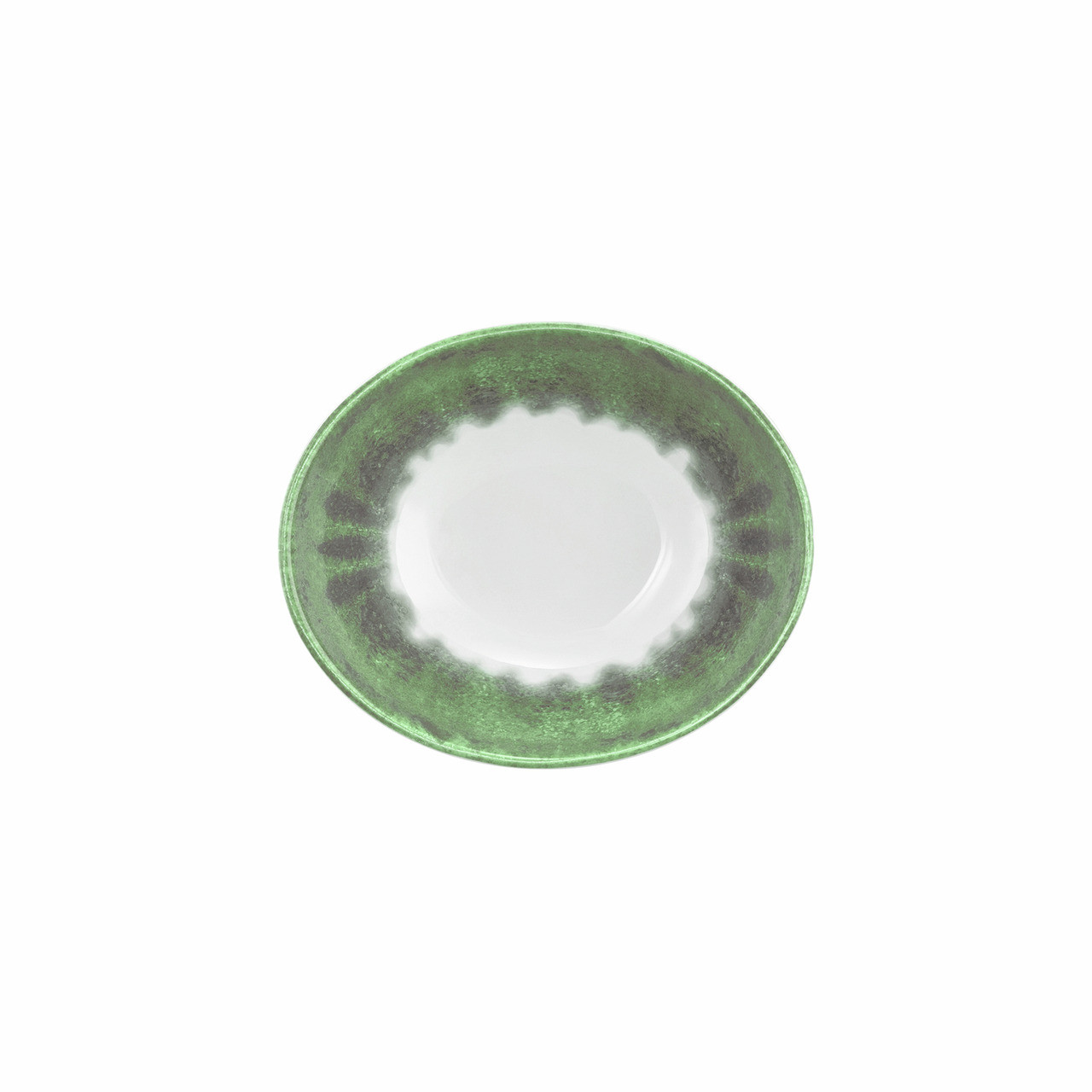 Modern Life, Suppenschale oval 155 x 135 mm / 0,42 l Batik Matcha